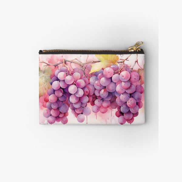 Item preview, Double Exposure, White Background Grapes on a Vine illustration designed and sold by Roxane Bay.