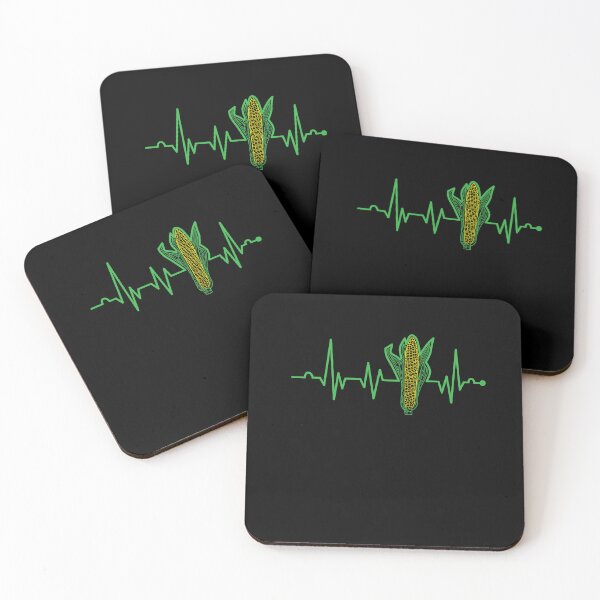 Item preview, Corn Farmer Gift Funny Farming Design Corn Heartbeat designed and sold by Captain Mood.