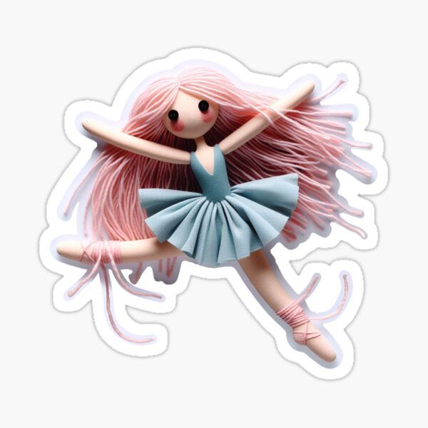 Ballerina Leap Sticker