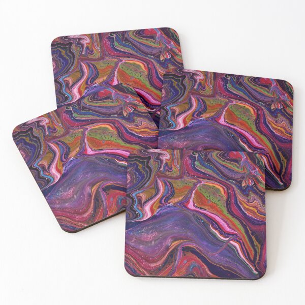 Item preview, Queen For A Day 3 Wild Purple Red Acyrlic Abstract designed and sold by Doug  Siegel.