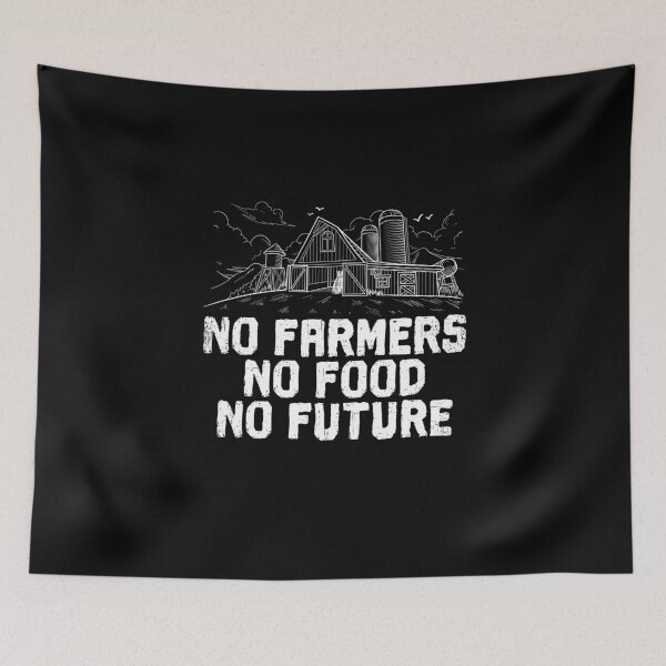 Item preview, Funny Farming Farmer Design No Farmers No Food No Future designed and sold by Captain Mood.