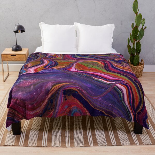 Item preview, Queen For A Day 3 Wild Purple Red Acyrlic Abstract designed and sold by Doug  Siegel.