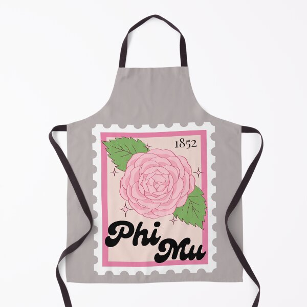 Item preview, Phi Mu Sorority Flower Stamp Sticker v1 designed and sold by skrauskopf.