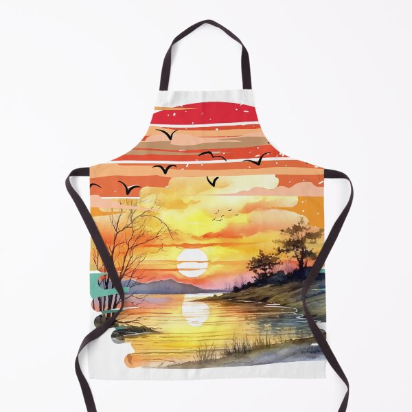 Item preview, beautiful scenery of sunset with river designed and sold by Max & Jacob Publishing.