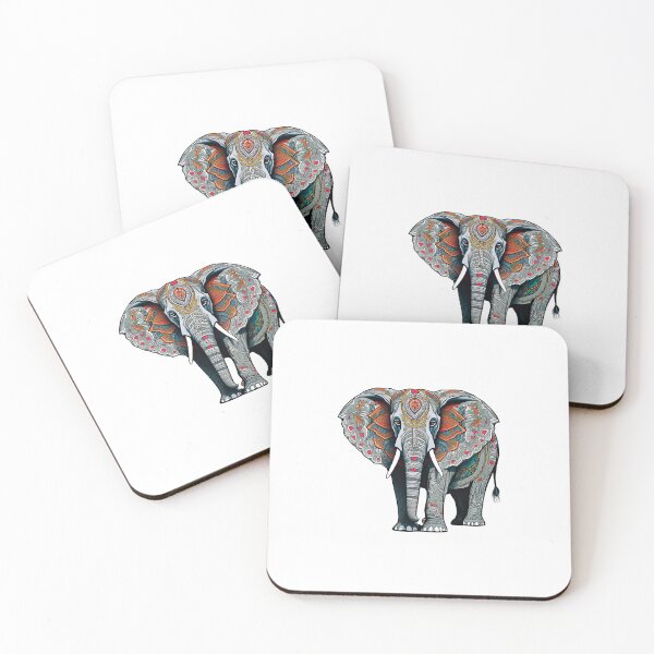 Item preview, Nordic Elephant Guardian of Giants Traditional Stylized Graphic Art designed and sold by dcohea.