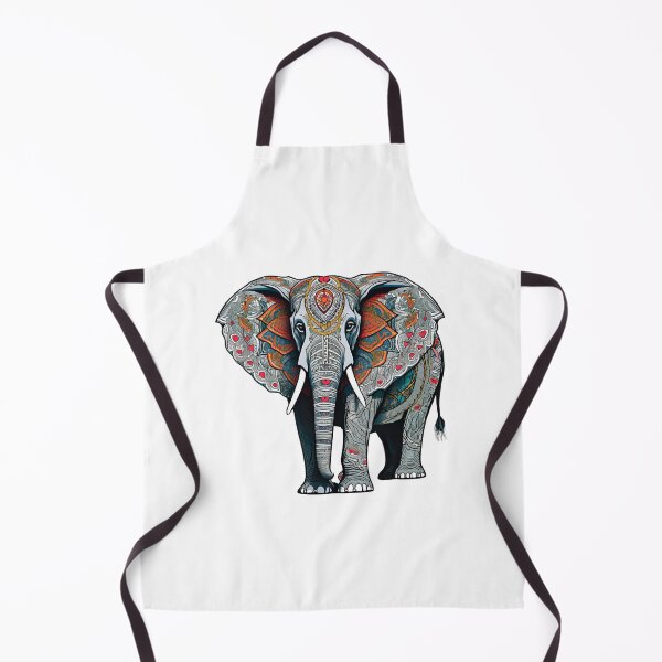 Item preview, Nordic Elephant Guardian of Giants Traditional Stylized Graphic Art designed and sold by dcohea.