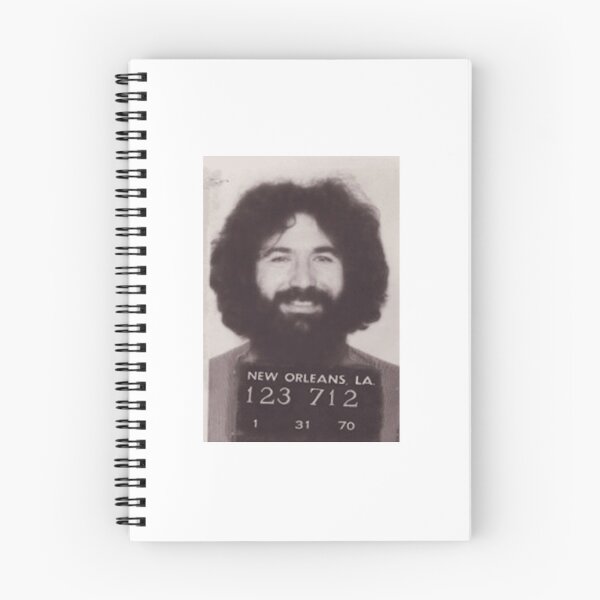 Item preview, Jerry Garcia the grateful Dead acid psychedelic celebrity mugshot designed and sold by HAMMER0TIME.