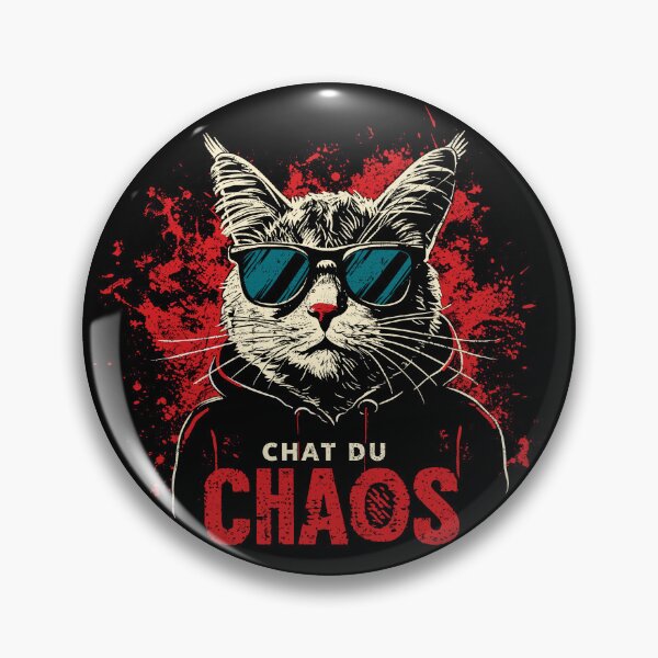 Item preview, Anarchy Cat / Chat Du Chaos designed and sold by Stillness store.