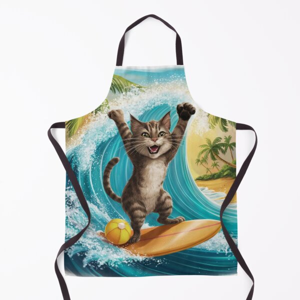 Item preview, a surfing cat 5 designed and sold by Alexaksil.