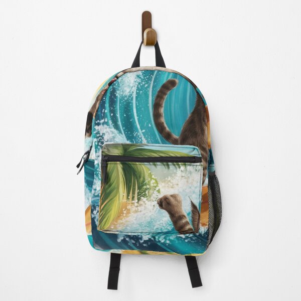 Item preview, a surfing cat 5 designed and sold by Alexaksil.
