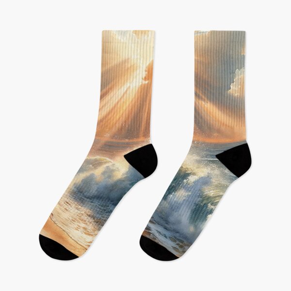 Item preview, Bright waves under the golden sun designed and sold by cj-digital.