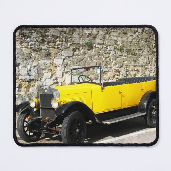 Item preview, Vintage yellow car  designed and sold by SuesImages.