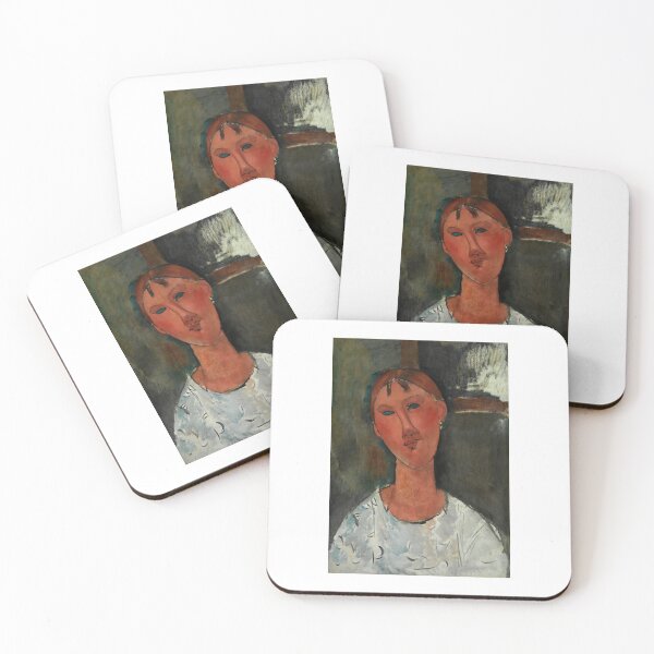 Item preview,  Amedeo Modiglian Girl in a White Blouse  designed and sold by TeeARTHY.