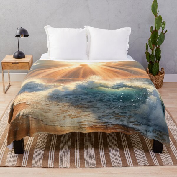 Item preview, Shine of the waves under the golden light designed and sold by cj-digital.