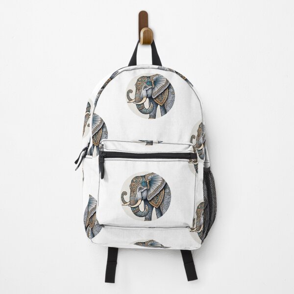 Item preview, Nordic Elephant Guardian of Giants Traditional Stylized Graphic Art designed and sold by dcohea.