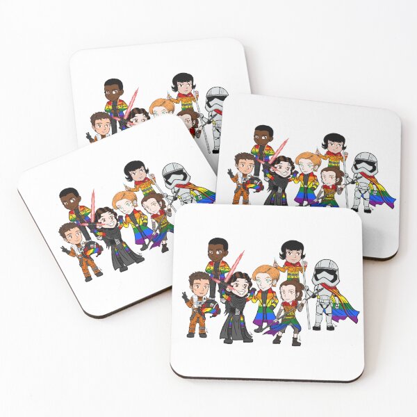Item preview, Pride Wars - Chibi Group (rainbow) designed and sold by DarthAstris.