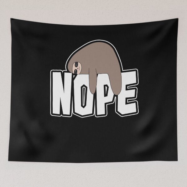 Aperçu de l'œuvre Nope paresseux créée et vendue par Pricity Designs.
