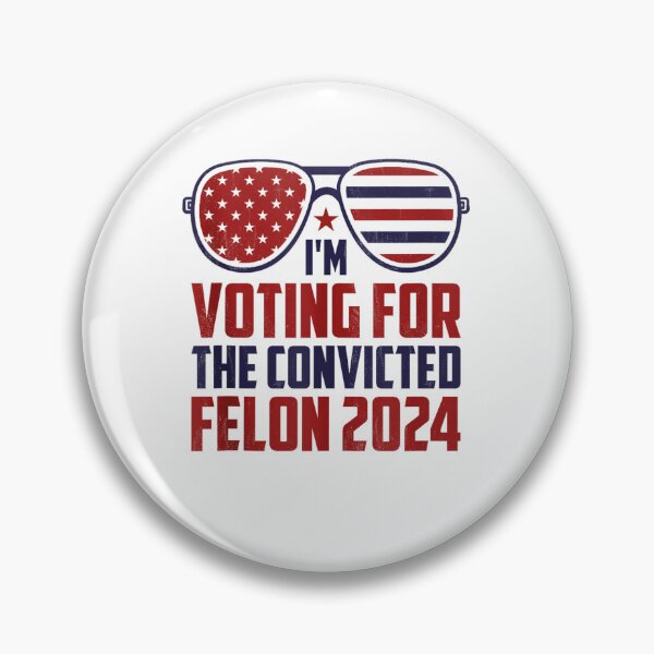 Item preview, I'm Voting Felon 2024 Voting For Felon Women Tees designed and sold by studiopekepeke.