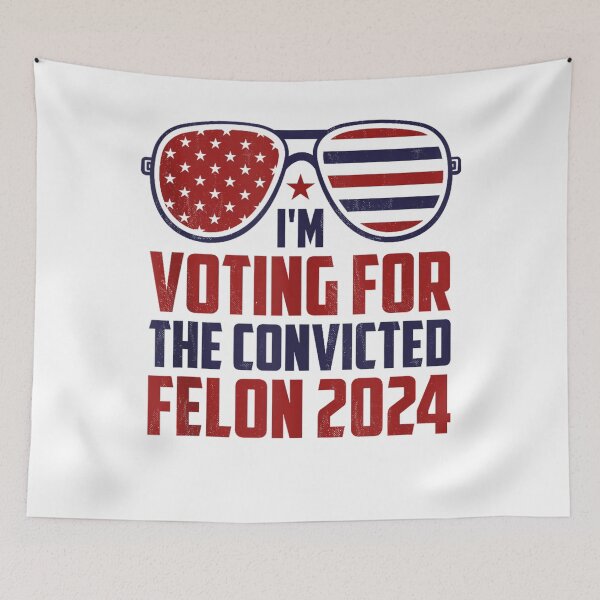 Item preview, I'm Voting Felon 2024 Voting For Felon Women Tees designed and sold by studiopekepeke.