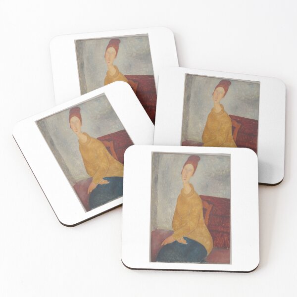 Item preview,  Amedeo Modigliani Jeanne Hébuterne in yellow sweater designed and sold by TeeARTHY.