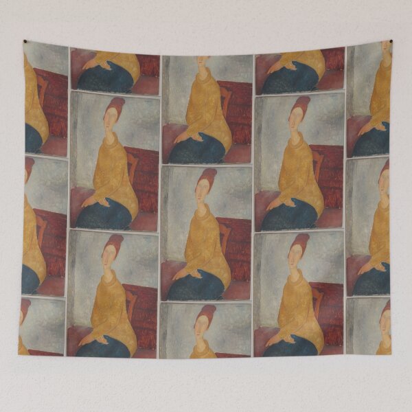 Item preview,  Amedeo Modigliani Jeanne Hébuterne in yellow sweater designed and sold by TeeARTHY.
