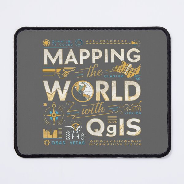 Item preview, Mapping the world with qgis designed and sold by Ajax90.