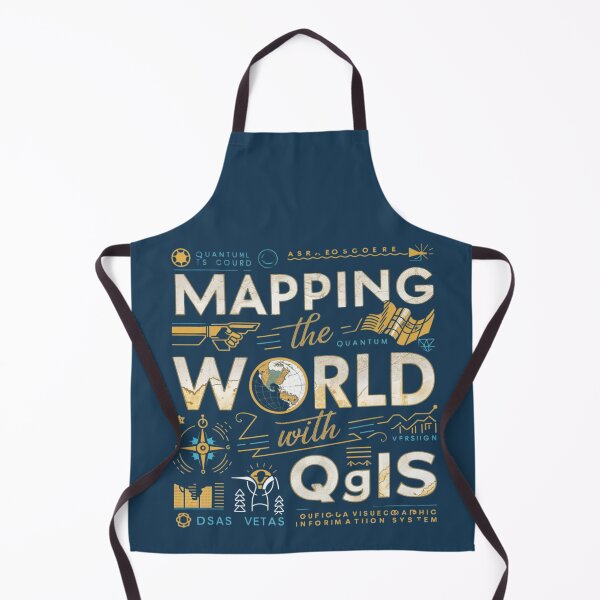 Item preview, Mapping the world with qgis designed and sold by Ajax90.