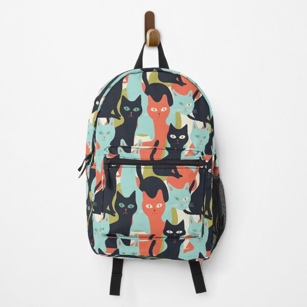 Item preview, Cats Retro Abstract Pattern designed and sold by sheprint.