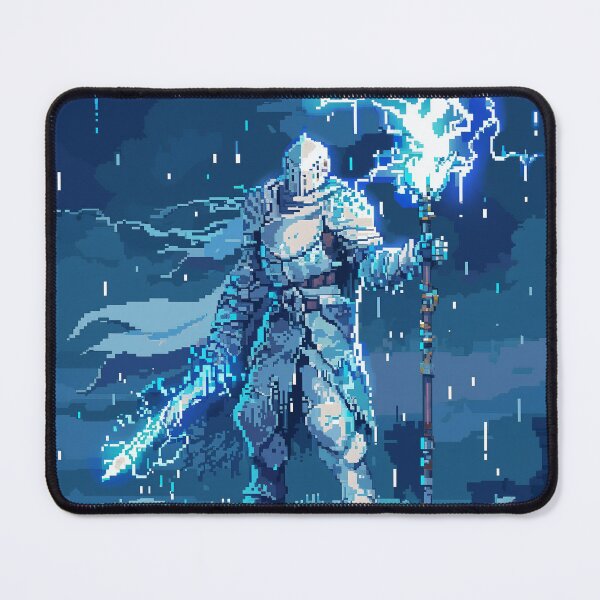 Item preview, Knight Paladin Pixel 8-Bit Retro Gaming Fantasy Wizard designed and sold by Kaos-Bit.