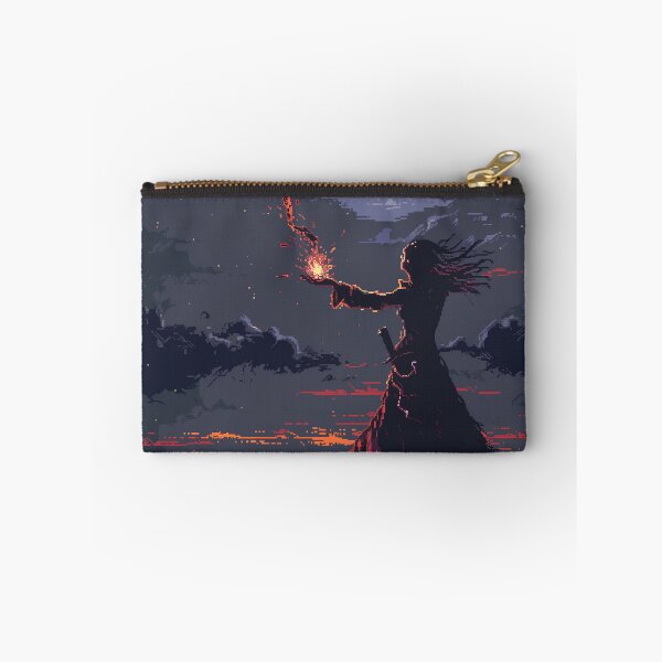 Item preview, Full Moon Witchcraft Pixel Retro Gaming Fantasy Wizard designed and sold by Kaos-Bit.