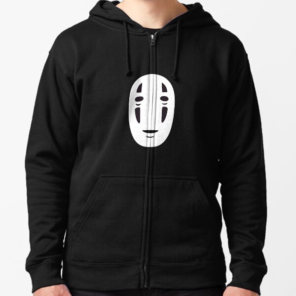 Aperçu de l'œuvre Pas de visage de Spirited Away avec le carré 3 inspiré du studio Ghibli japonais Kanji créée et vendue par globbs.