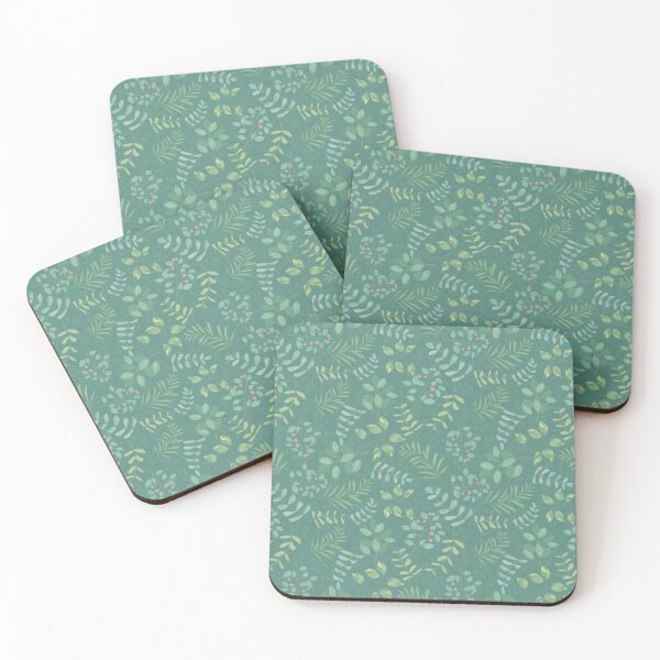 Item preview, A background consisting of leaves of different shapes. designed and sold by Nitthawan.