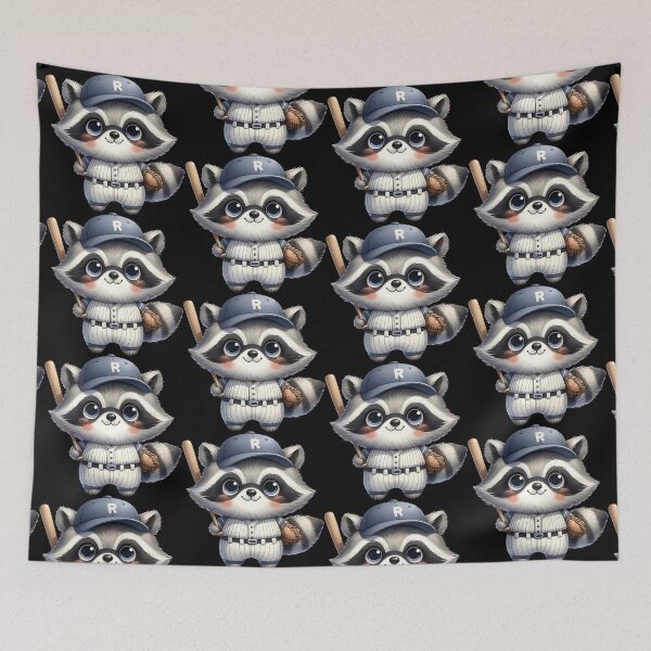 Item preview, Funny animals. Baseball graphics with a racoon. designed and sold by BanShopDG.