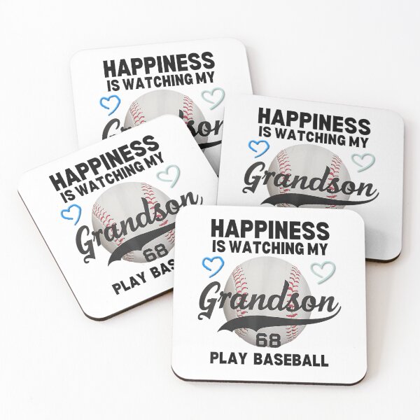 Item preview, happiness is watching my grandson play baseball designed and sold by skeastore.