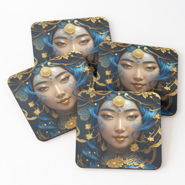 Item preview, Asian Goddess Portrait n°18 designed and sold by Grafik-Ai-Art.