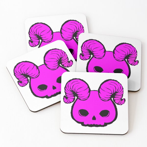 Item preview, Pink DemonSkull designed and sold by Doomspree.