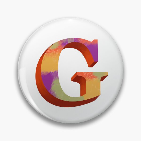 Item preview, Vibrant G Monogram designed and sold by PaperRies.