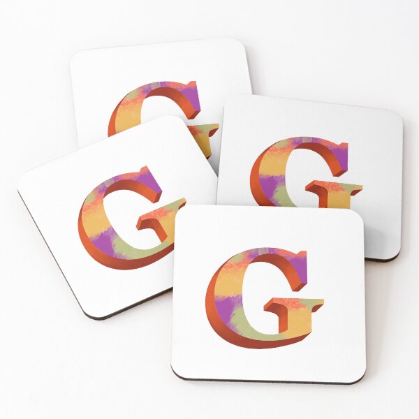 Item preview, Vibrant G Monogram designed and sold by PaperRies.