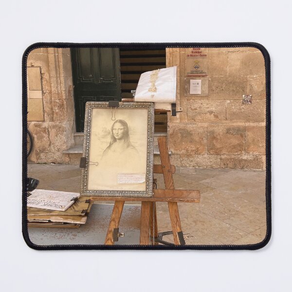 Item preview, Mona Lisa street art, Menorca designed and sold by CCanelaG.