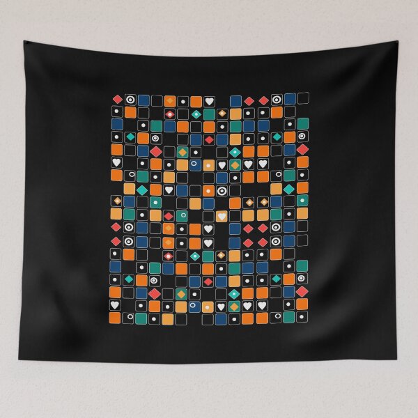 Item preview, Pattern in different figures and colors designed and sold by fuzzyfox.