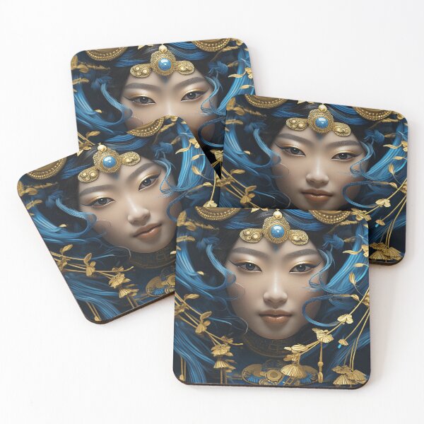 Item preview, Asian Goddess Portrait n°19 designed and sold by Grafik-Ai-Art.