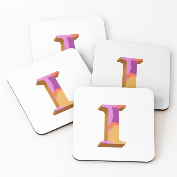 Item preview, Vibrant I Monogram designed and sold by PaperRies.