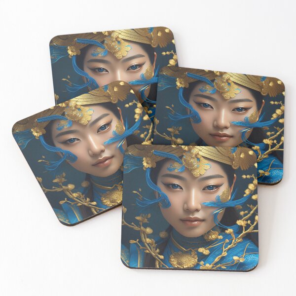 Item preview, Asian Goddess Portrait n°20 designed and sold by Grafik-Ai-Art.