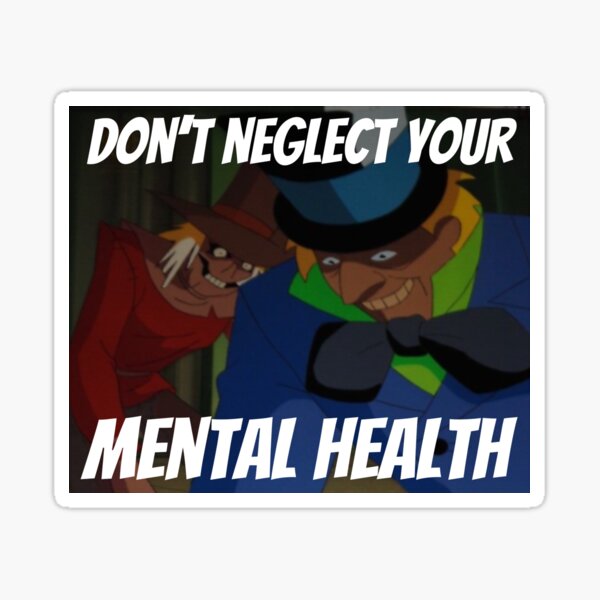 Artikel-Vorschau von Bösewichte der psychischen Gesundheit, Dark Knight der 90er, designt und verkauft von kmartten.