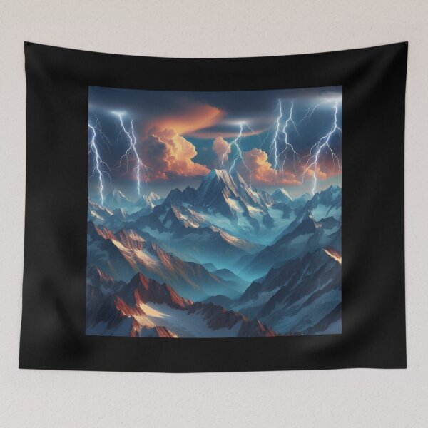 Item preview, Mountain Storm 9 designed and sold by Sybille-Yates.