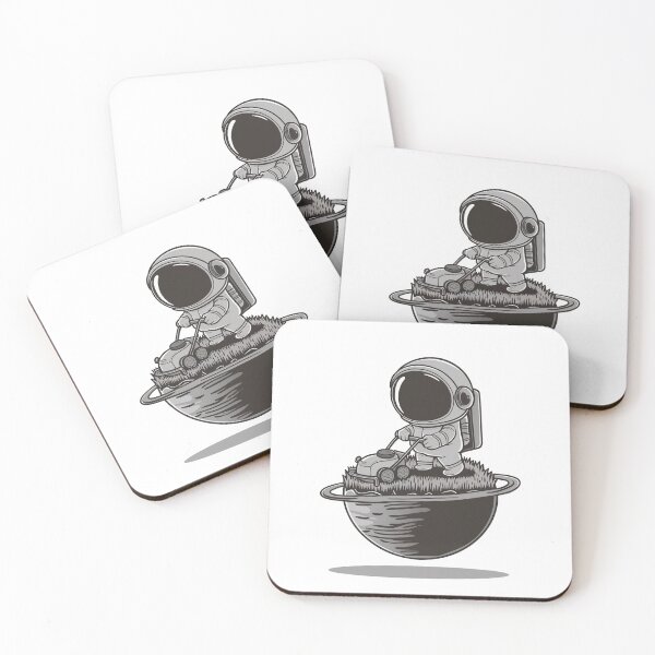 Item preview, Lawnmower Astronaut designed and sold by MonkiFlipp.