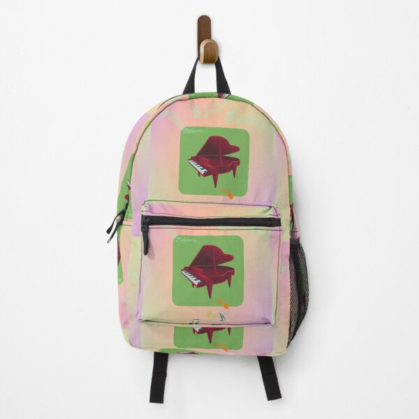 Item preview, Red Velvet Piano On Pink, Green & Purple designed and sold by BrightrDayMusicArt.