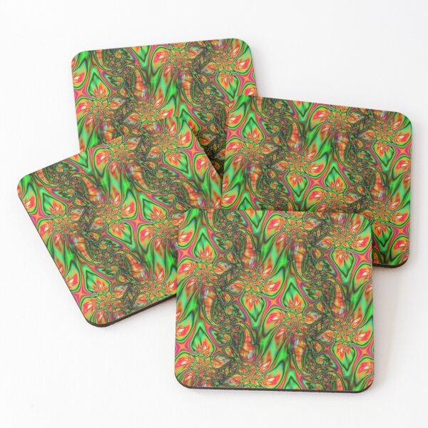 Item preview, Abstract Smudged Melting Fractal Flowers 13 designed and sold by SXW Designs.