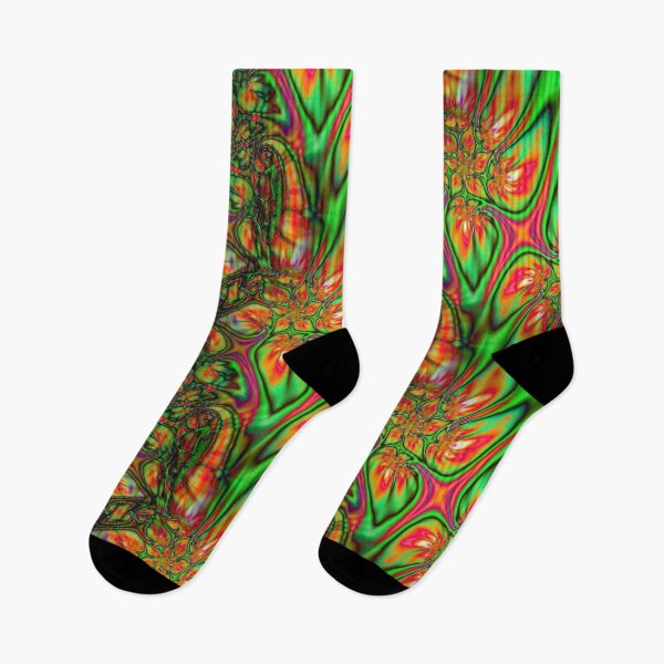 Item preview, Abstract Smudged Melting Fractal Flowers 13 designed and sold by SXW Designs.