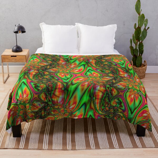 Item preview, Abstract Smudged Melting Fractal Flowers 13 designed and sold by SXW Designs.